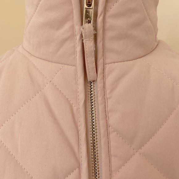 Francesca’s Blue Rain Light Pink Quilted Vest Size M - Picture 2 of 7